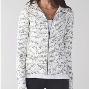 Lululemon Scuba Hoodie II Manifesto Script